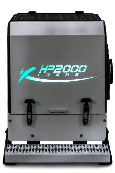 EcoFleet HP2000 truck APU, silver panel, three-quarter front view